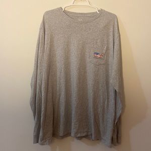 Vineyard Vines LS American Flag - 2XL